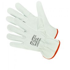 Winter leather gloves DRIVER WIN | Insulated work gloves made of full-grain leather