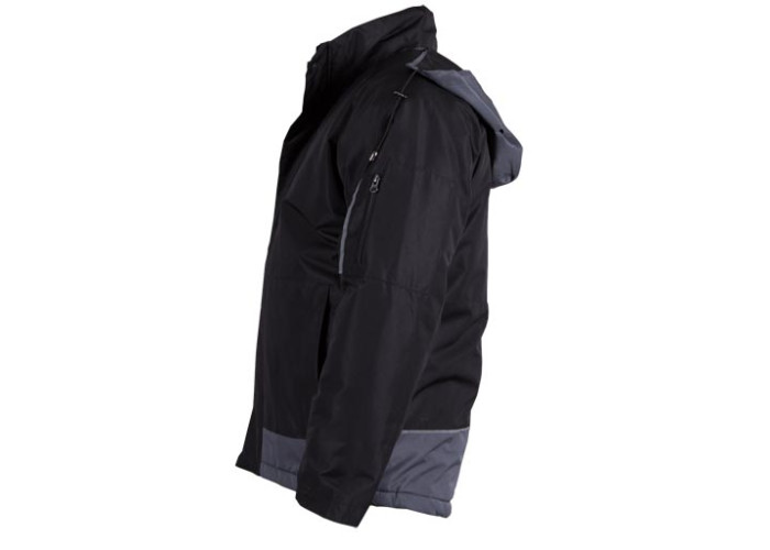 Fleece-Lined Insulated Jacket with Hidden Hood HYPER-J BS