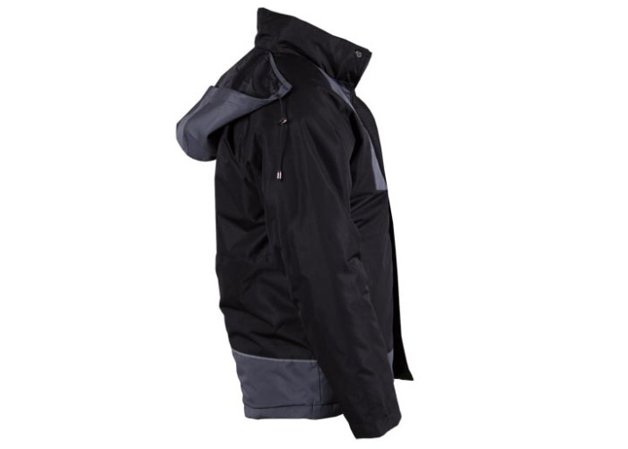 Fleece-Lined Insulated Jacket with Hidden Hood HYPER-J BS