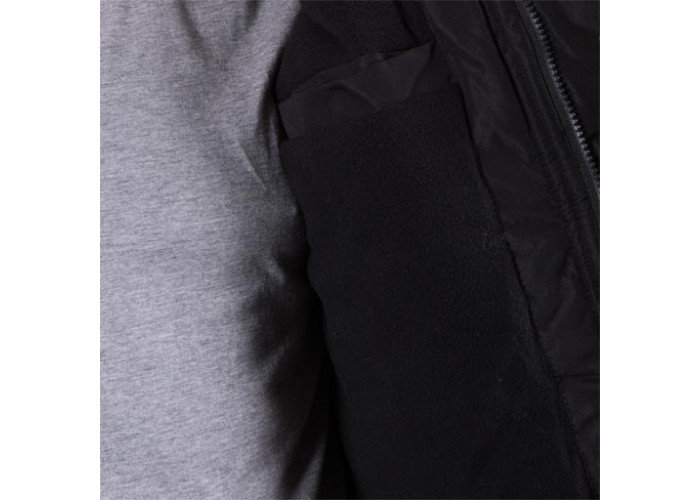 Fleece-Lined Insulated Jacket with Hidden Hood HYPER-J BS