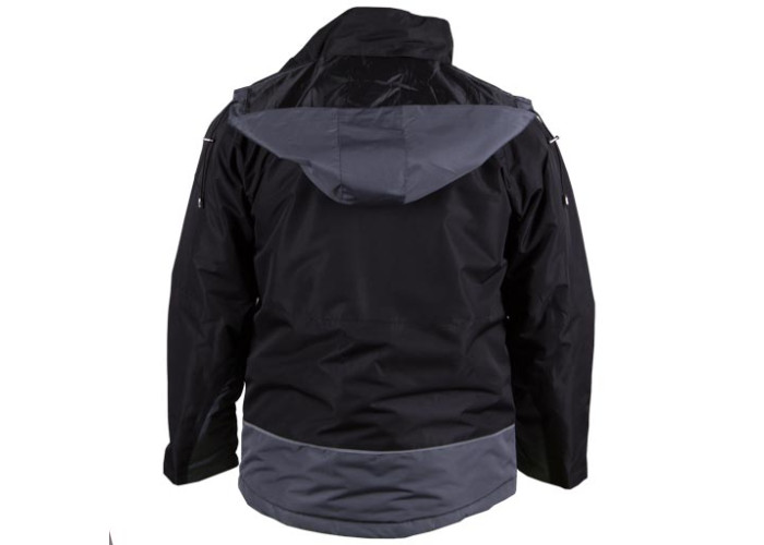 Fleece-Lined Insulated Jacket with Hidden Hood HYPER-J BS