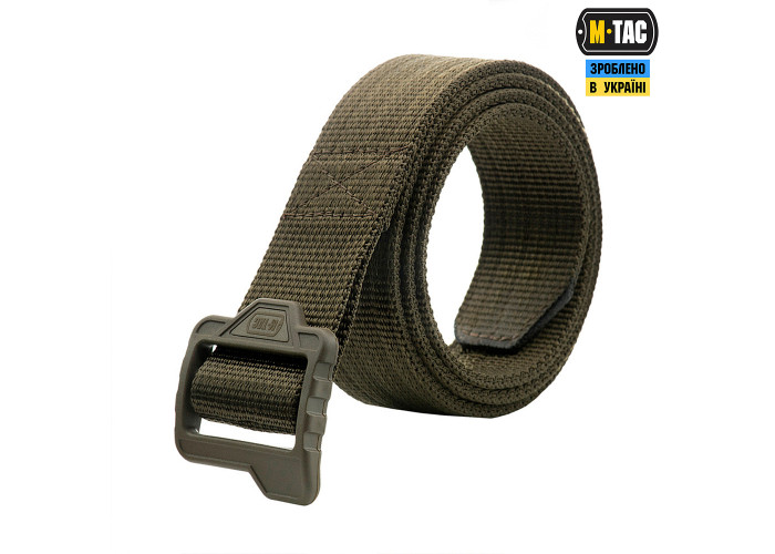 M-Tac Double Duty Tactical Belt Olive — 40 mm Nylon Tactical Belt