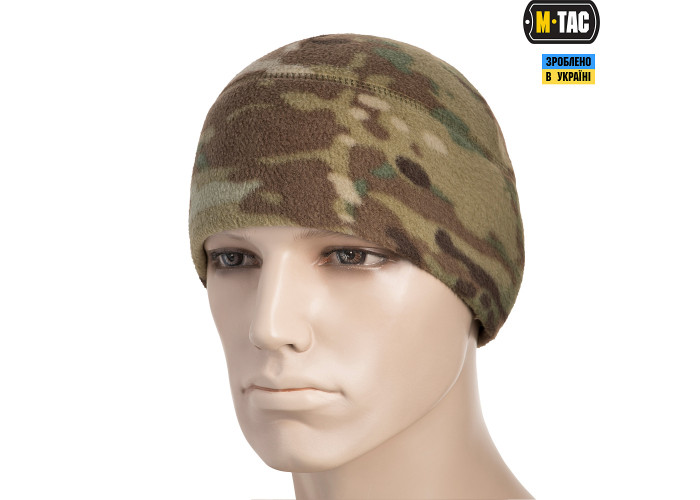 M-Tac Watch Cap MC fleece beanie 260 g/m², Multicam