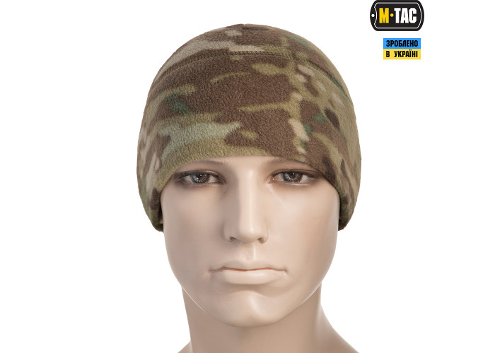 M-Tac Watch Cap MC fleece beanie 260 g/m², Multicam