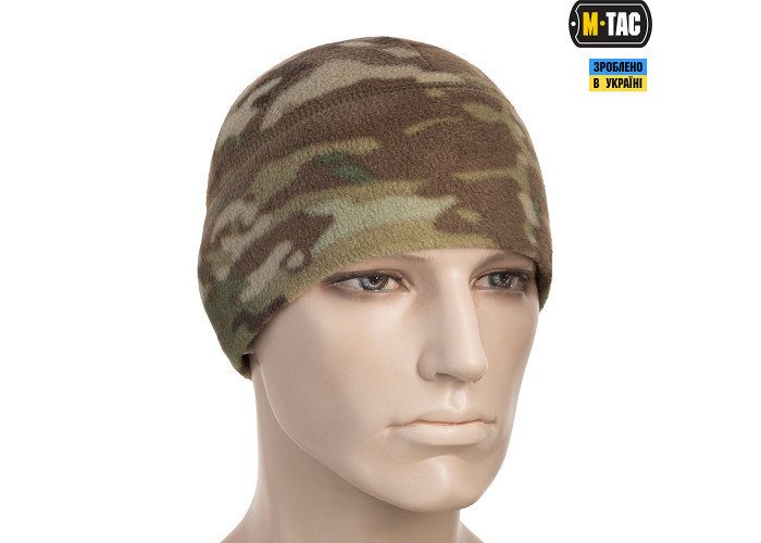 M-Tac Watch Cap MC fleece beanie 260 g/m², Multicam