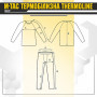 M-Tac ThermoLine Olive — комплект термобелья, олива