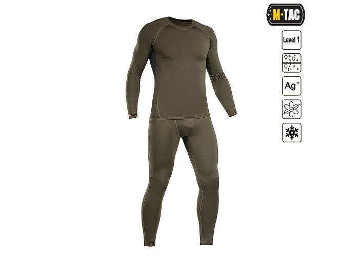 M-Tac ThermoLine Olive — комплект термобелья, олива