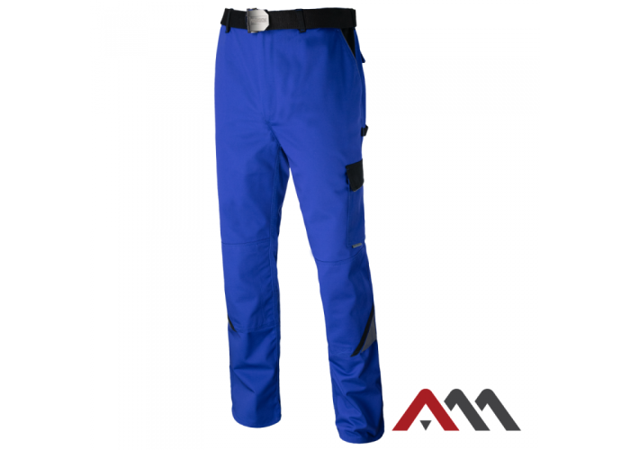 PROFESSIONAL BLUE 3065 — робочі штани до пояса, посилені, з кишенями під наколінники, сині