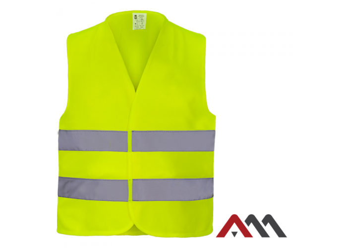 VEST2 4045 — сигнальний світловідбивний жилет, жовтий флуоресцентний