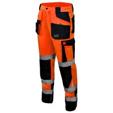 FLASH 2088 — high visibility waist work trousers, yellow