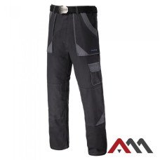 PROCOTTON 2892 — cotton waist work trousers 280 g/m² with knee pad pockets, grey