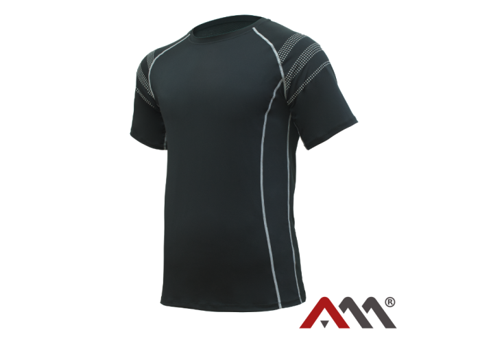 VIKEN4Dynamic 4793 — ultra-light thermoactive short sleeve work T-shirt, black