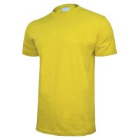 SAHARA T180 — робоча футболка з коротким рукавом, щільна 100% бавовна 180 г/м², жовта