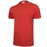 Sahara T180 — робоча футболка з коротким рукавом, 100% бавовна 180 г/м², червона