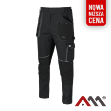ART.MAS CLASSIC 100 SLIM — slim fit cotton waist work trousers with Oxford 600D reinforcements