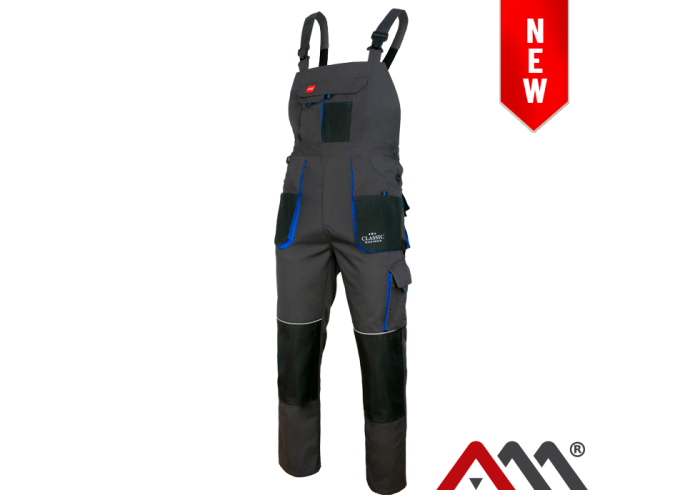 ART.MAS CLASSIC MAXIMUS NEW — рабочий полукомбинезон, Canvas 270 г/м², с усилениями и светоотражающими элементами