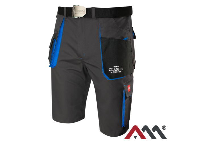 ART.MAS CLASSIC MAXIMUS — рабочие шорты до колен, Canvas 270 г/м², с усиленными карманами и светоотражающими элементами