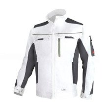 ART.MAS CLASSIC STRETCH SLIM White — рабочая куртка Slim Fit с эластаном, 4-way stretch