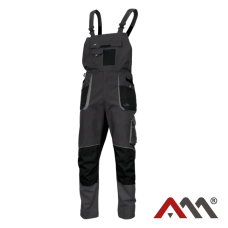 ART.MAS CLASSIC 100 STRETCH SLIM G/B — cotton stretch slim work bib trousers