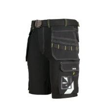 ART.MAS CLASSIC 4 DYNAMIC Black — softshell stretch work shorts, black