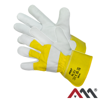 RLZJ — защитные рабочие перчатки из козьей лицевой кожи с мягкой подкладкой, кат.1