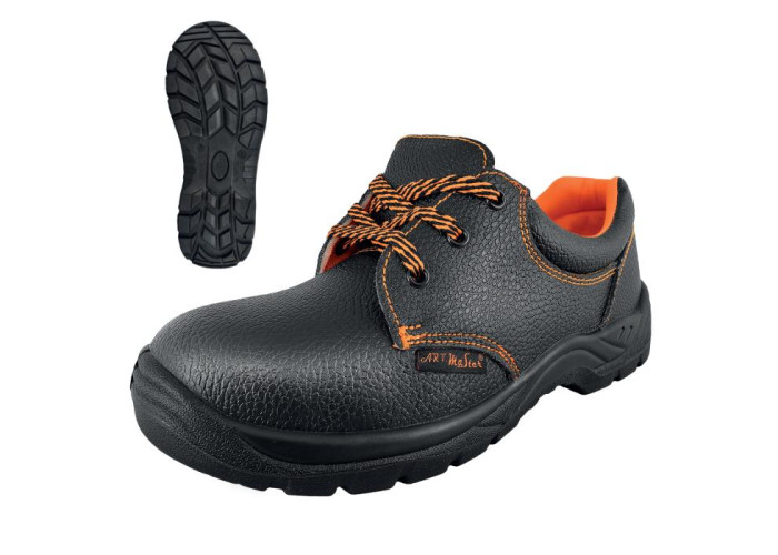 BPSB — safety work shoes with steel toe cap, black