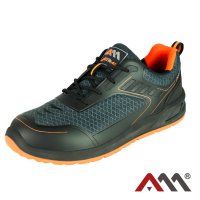 AVANGARDE-TEX — safety work shoes with steel toe cap, black