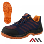 BTEX Pas — захисні робочі напівчеревики з металевим підноском, Fly-knit, сині