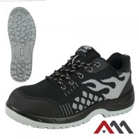 BTEX FIRE G SB SRC 664 — safety low shoes with steel toe cap EN ISO 20345:2011, black with grey accents