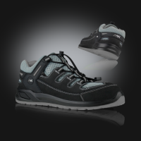 LEMARS BSN MF O1 FO SR — occupational sandals metal-free EN ISO 20347:2022, grey