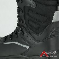 GLOCKER S3S SR FO — insulated metal-free safety boots with composite toe cap, black
