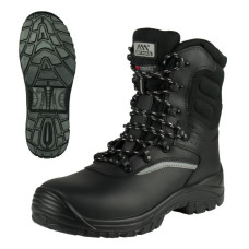 GLOCKER DEFENSE S3S SR FO — утеплені захисні черевики без металу з ізоляцією 3M, чорні