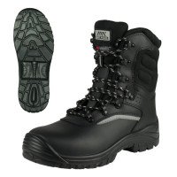 GLOCKER DEFENSE S3S SR FO — утеплённые защитные ботинки без металла с изоляцией 3M, чёрные