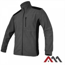 POLAR 300+ 2688 — mid-season fleece jacket 300 g/m², grey with black inserts