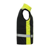 CLASSWORK BZR OXFORD — утеплений робочий жилет Oxford 300D з PU покриттям, чорно-жовтий