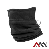 HALS fleece neck warmer — double-layer protective snood 100% polyester black CE Cat.I