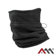 HALS fleece neck warmer — double-layer protective snood 100% polyester black CE Cat.I
