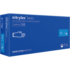 nitrylex basic — nitrile disposable gloves powder-free for medical and food use