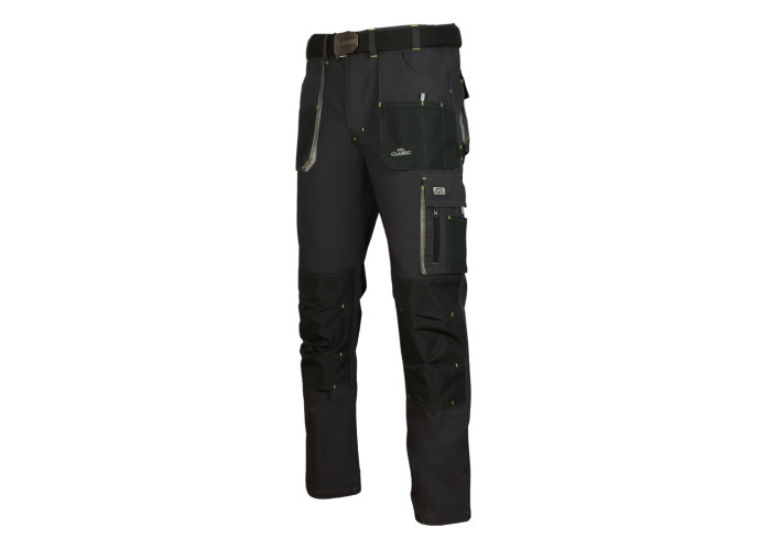 CLASSIC GREY 5196 — reinforced work trousers Oxford 600D 260 g/m²