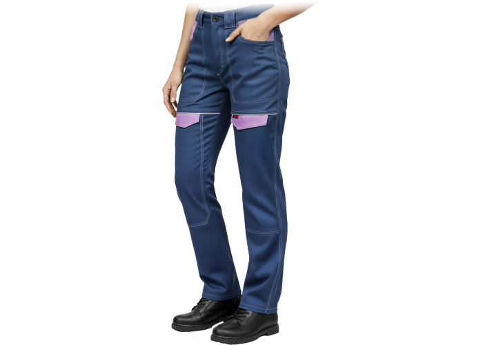 CORTON-L-T GDV — women's cotton work trousers 260 g/m², dark blue