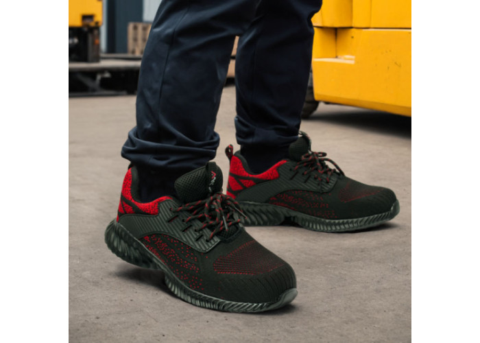 BTEX ONE RED Work Sneakers