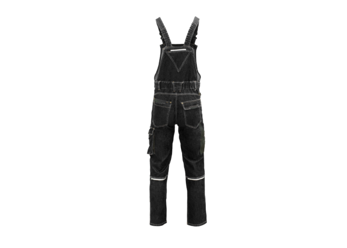 Полукомбинезон рабочий джинсовый COLEMANN black