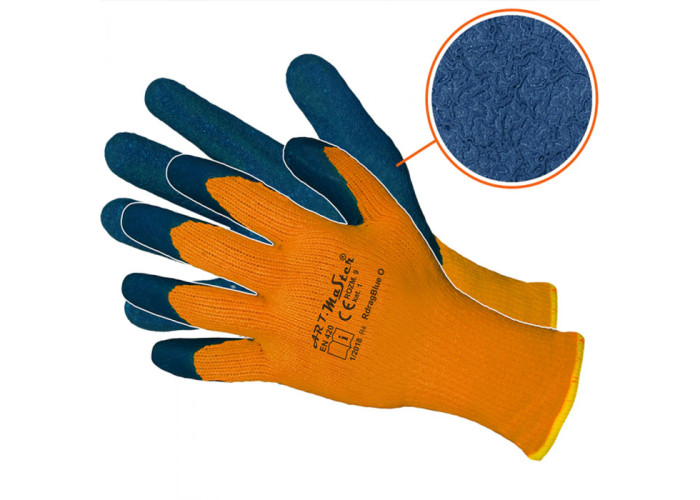 Зимние рабочие перчатки RDRAG BLUE O | Категория 1, утеплённые и усиленные