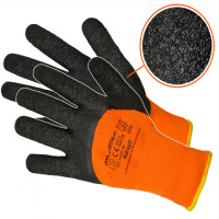 Insulated work gloves RDRAG ORANGE KAT.2 | Comfort and protection in the cold
