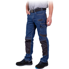 Летние штаны джинсовые рабочие JEANS 303-T BLUE