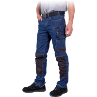 Летние штаны джинсовые рабочие JEANS 303-T BLUE