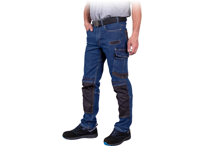Літні штани джинсові робочі JEANS 303-T BLUE