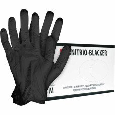 RNITRIO-BLACKER Nitrile Gloves Powder-Free (100 pcs)