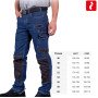 Летние штаны джинсовые рабочие JEANS 303-T Black