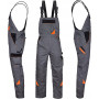 Professional Grey High-Density Work Overalls